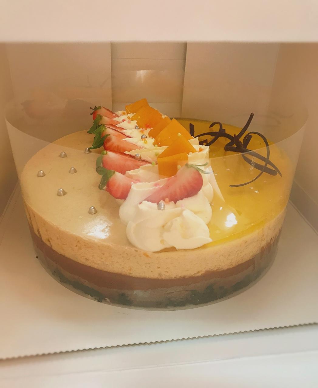 花糖纸lq11做的双色慕斯~圣安娜花嘴装饰idea2