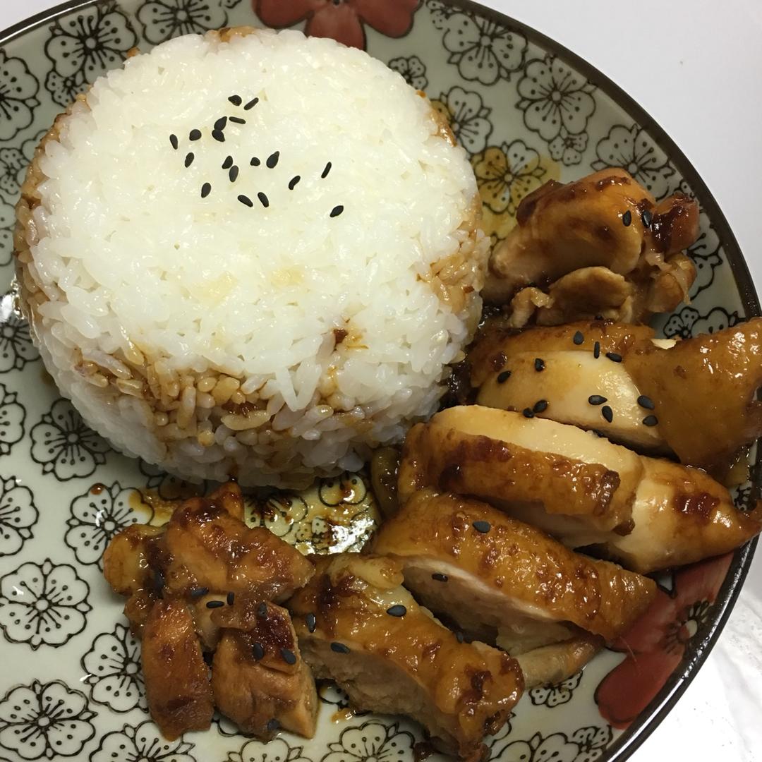 照烧鸡腿饭