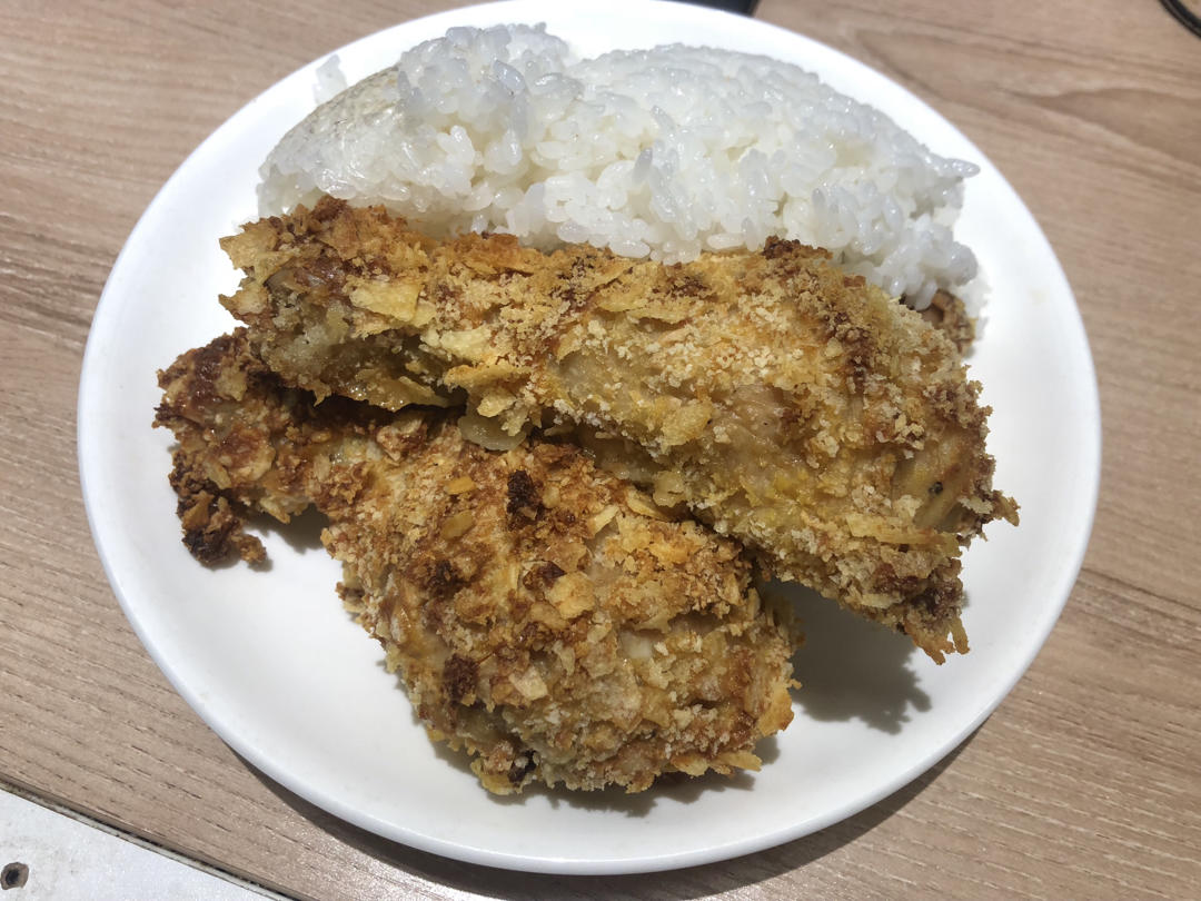 直击KFC脆皮鸡腿