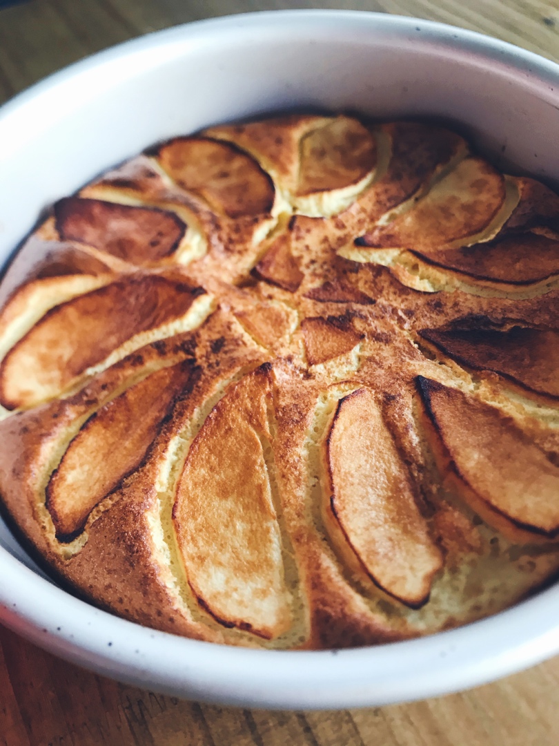 无油红糖苹果蛋糕丨健康·烘焙