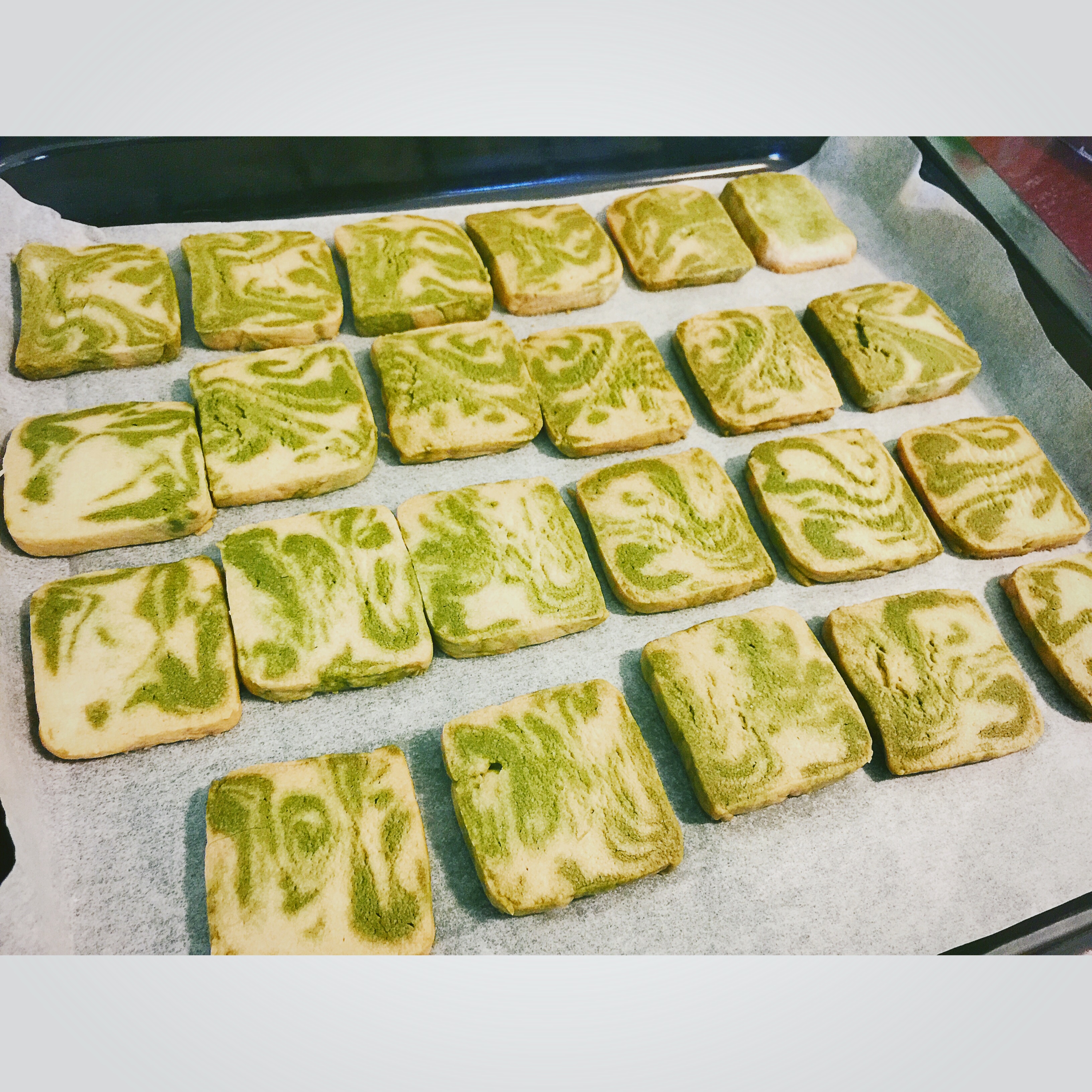 大理石抹茶饼干（酥松版）