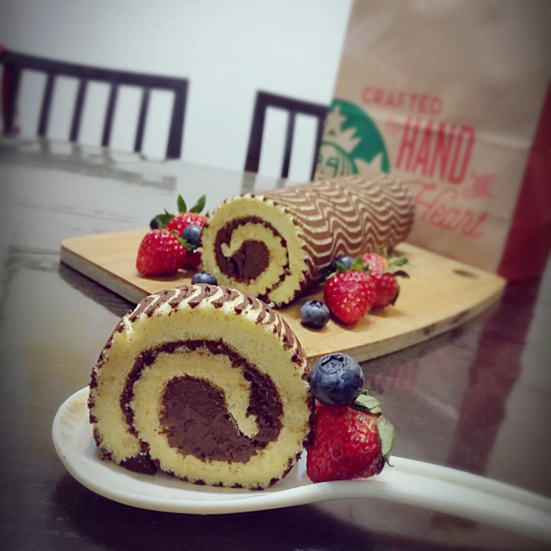 彩绘蕾丝蛋糕卷