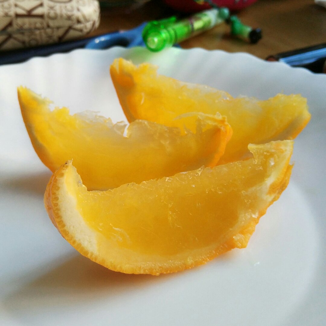 香橙果冻