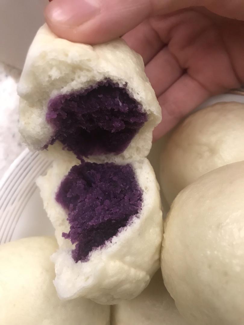 紫薯开花包