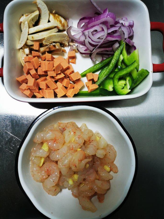 八寸虾肉披萨