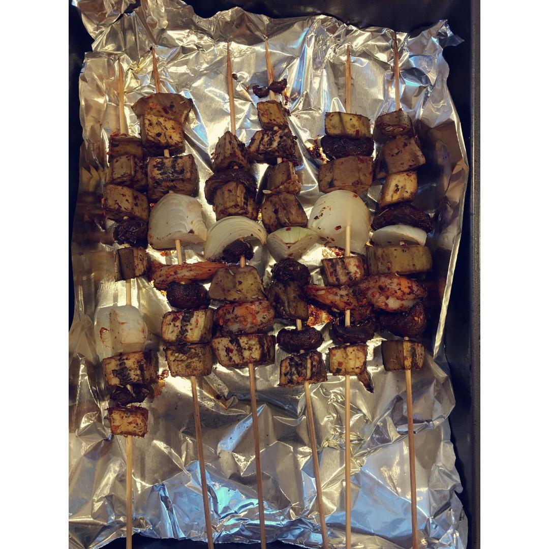 烤箱版新疆羊肉串