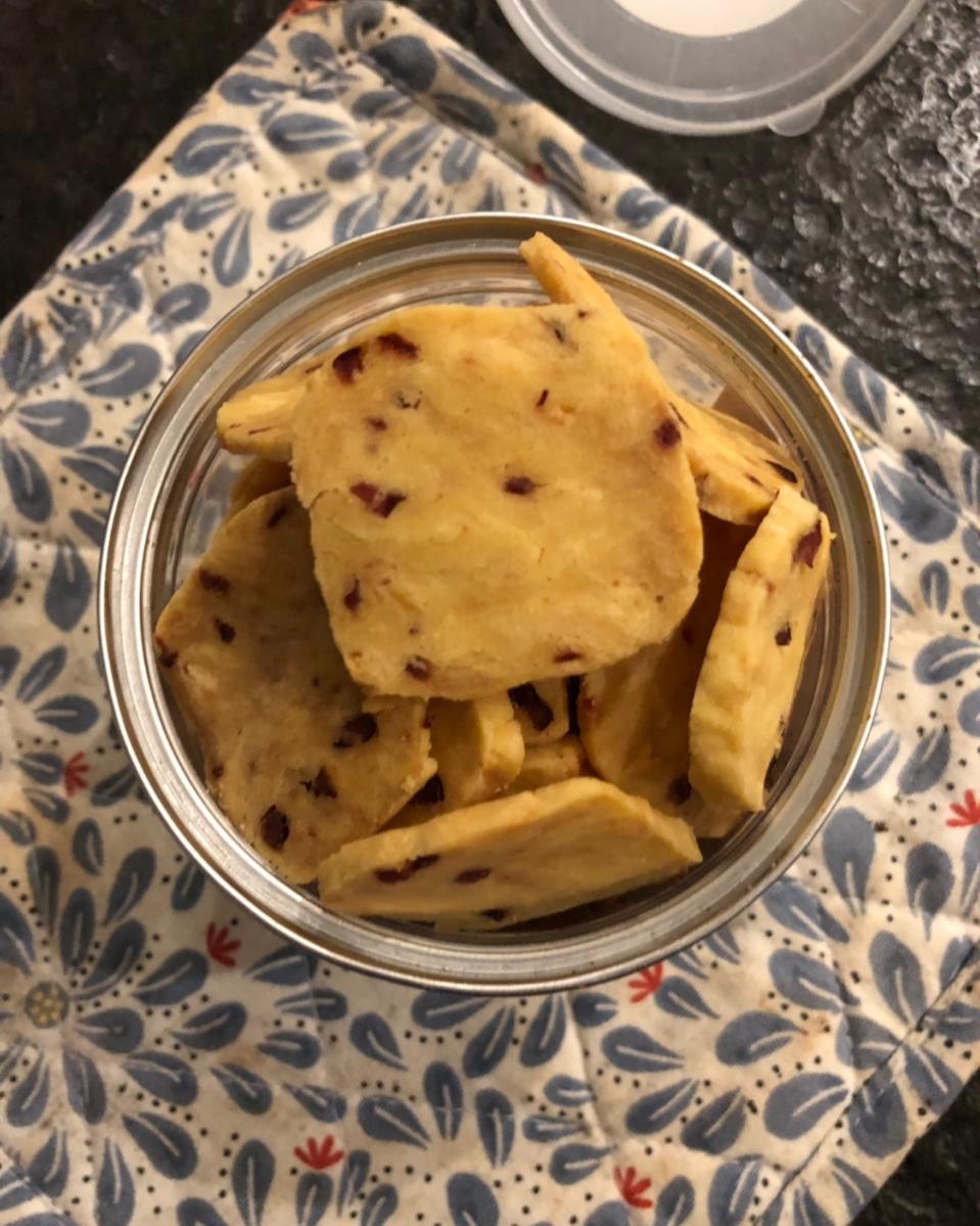 低糖少油版蔓越莓饼干