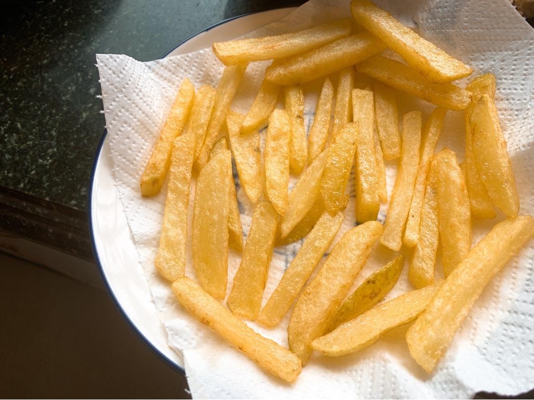 最简单快速无需淀粉无需冷冻炸薯条