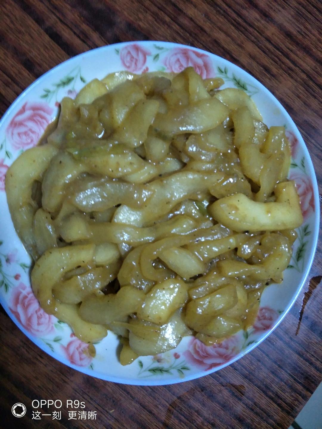 炒老黄瓜