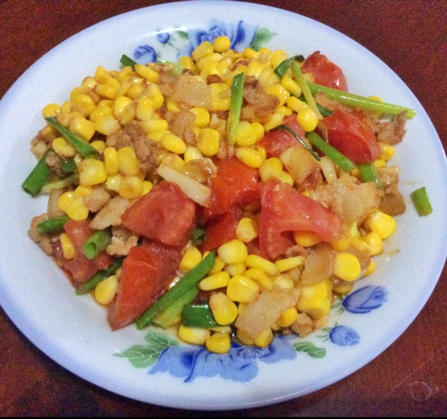 玉米炒肉末【超级下饭的快手家常菜】