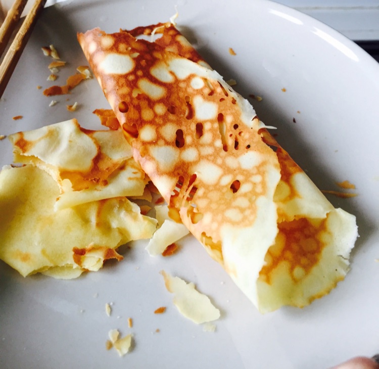 清香柠檬味早餐煎饼