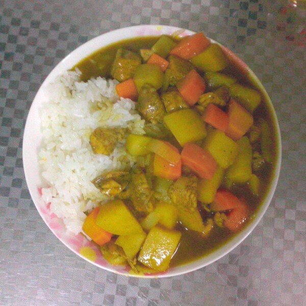 咖喱鸡肉
