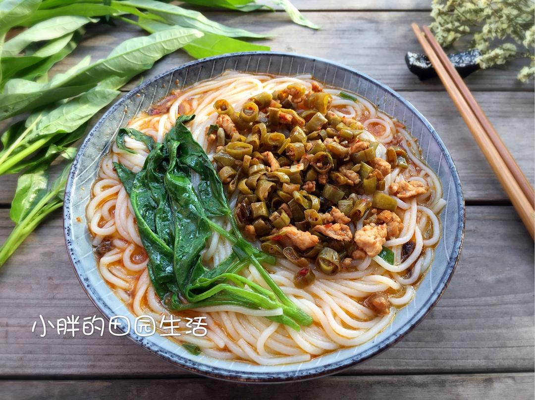 最简单的湖南早餐米粉做法
