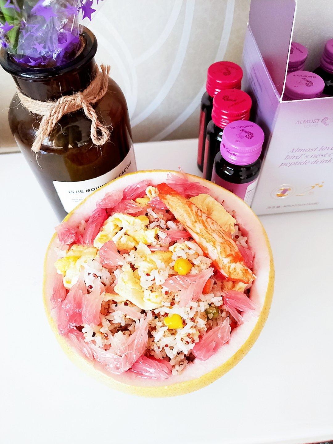 柚子肉配蛋炒饭，另类吃法好吃到颤抖！