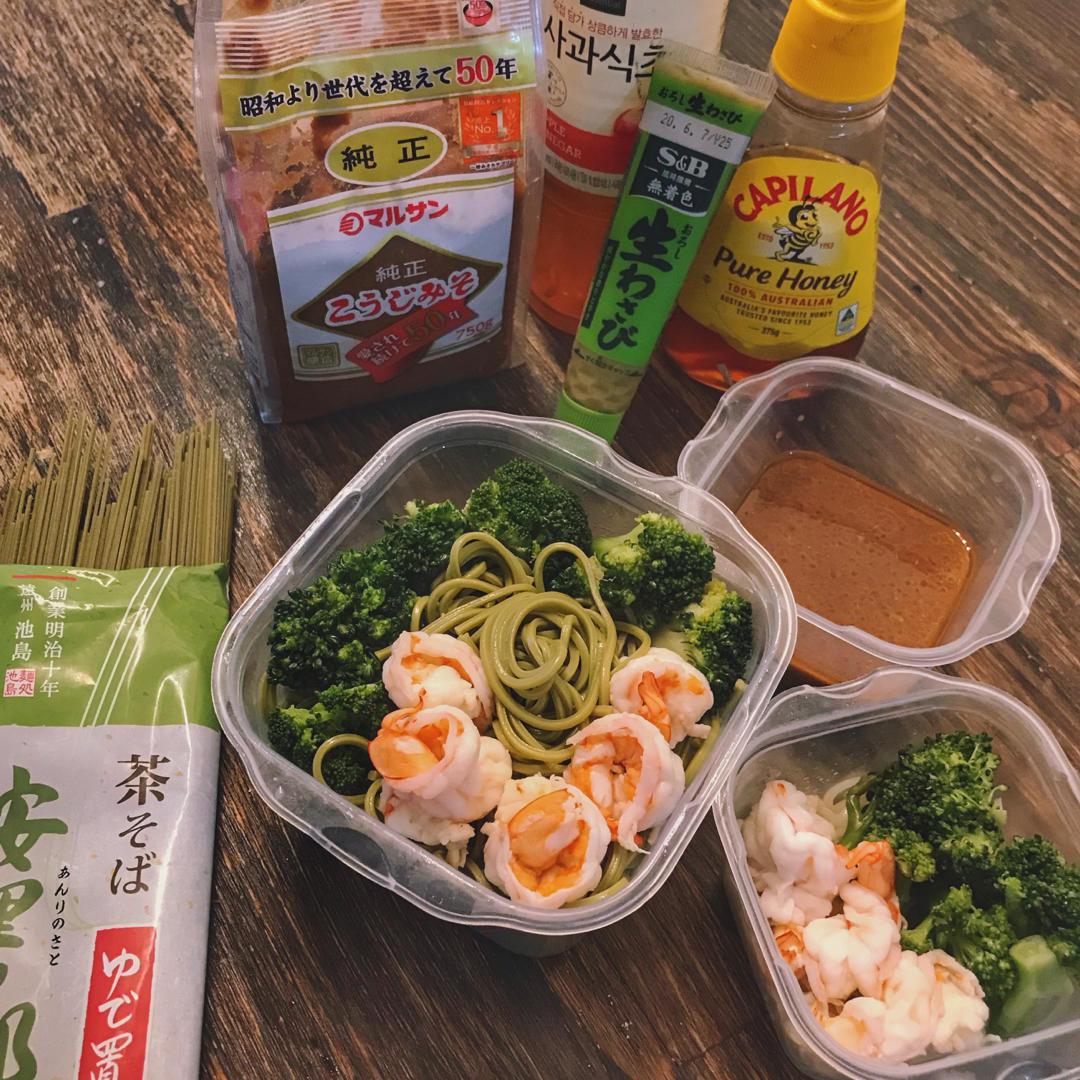 清爽夏日 | 味增芥末酱凉拌荞麦面