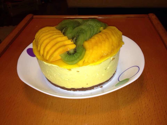 芒果冻奶酪慕斯蛋糕