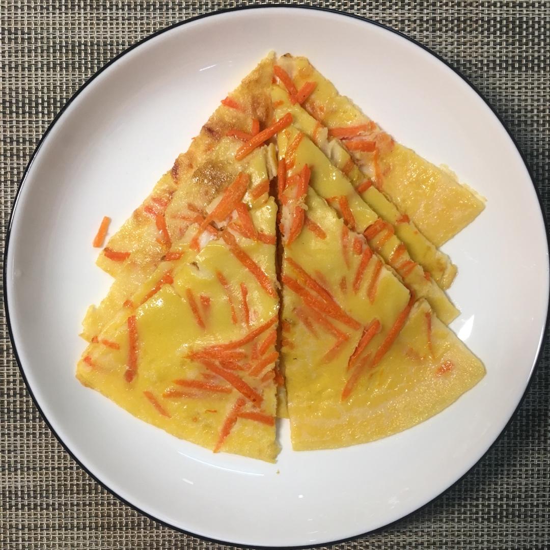 胡萝卜鸡蛋饼