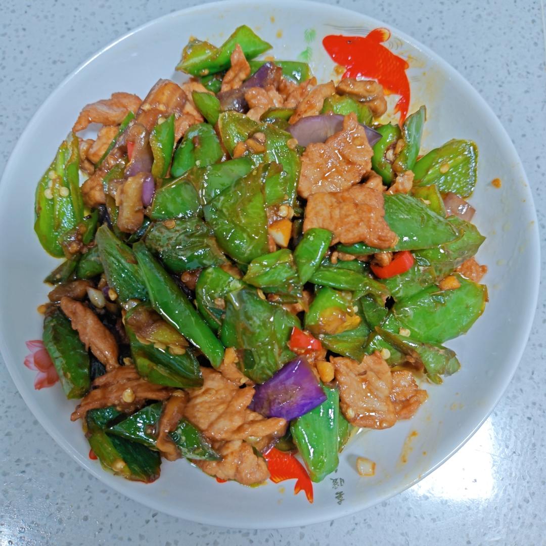 辣椒炒茄子