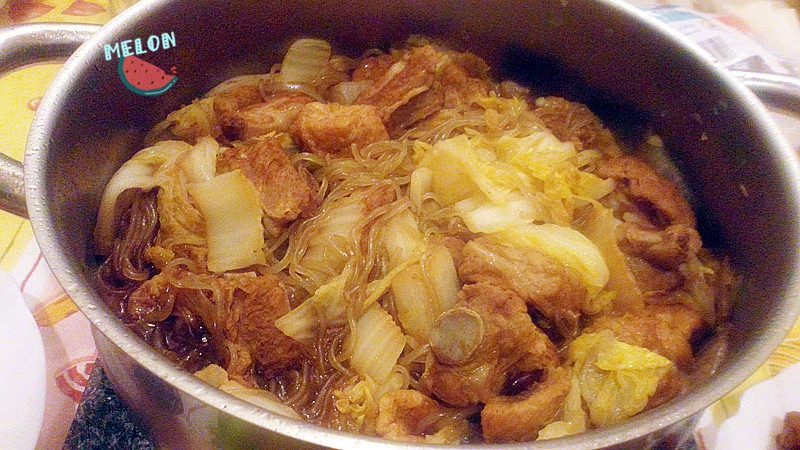 排骨白菜炖粉条