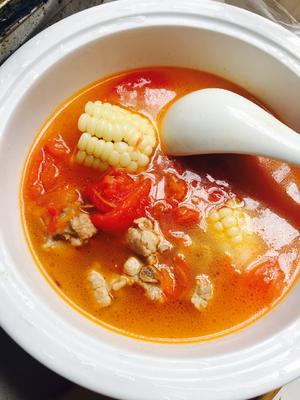 绘梦❤️西红柿玉米排骨汤的做法 步骤8