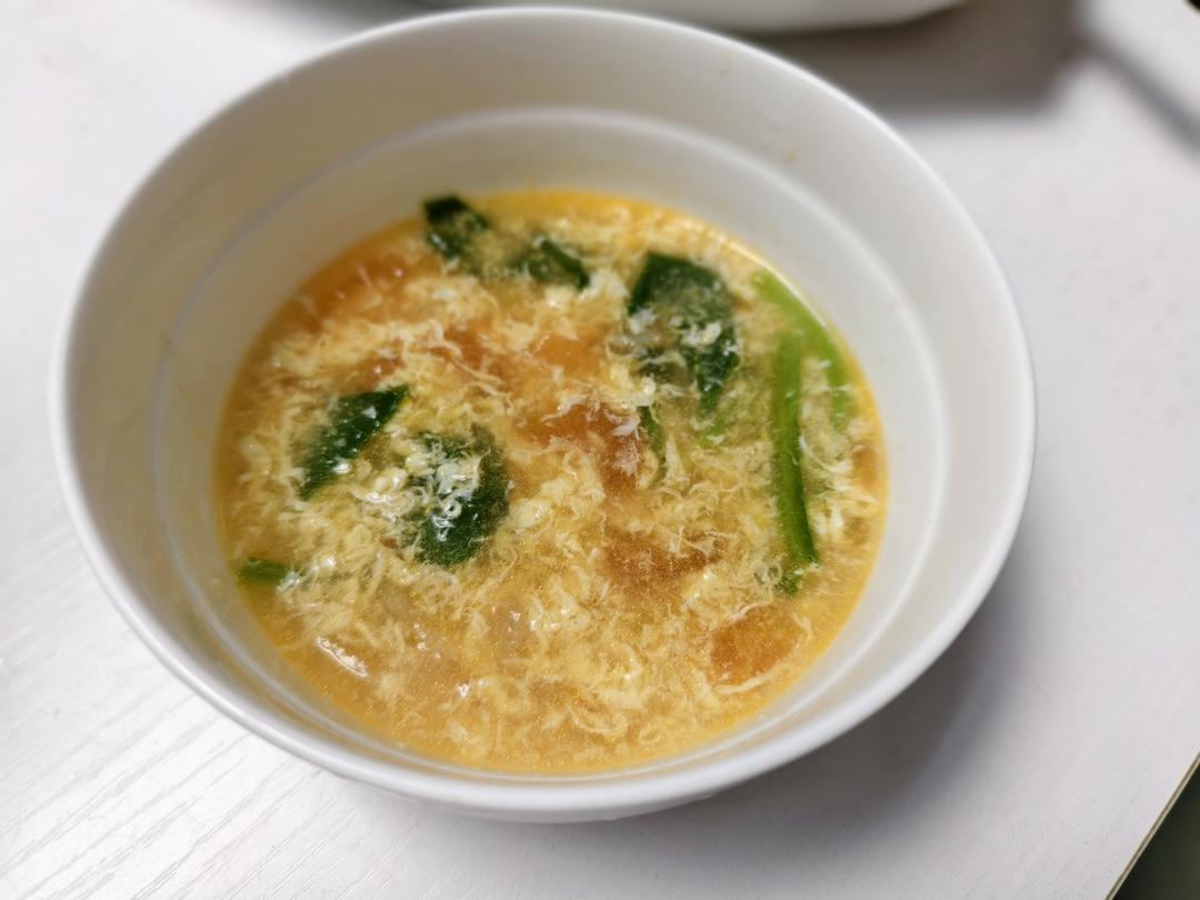 番茄菠菜鸡蛋汤