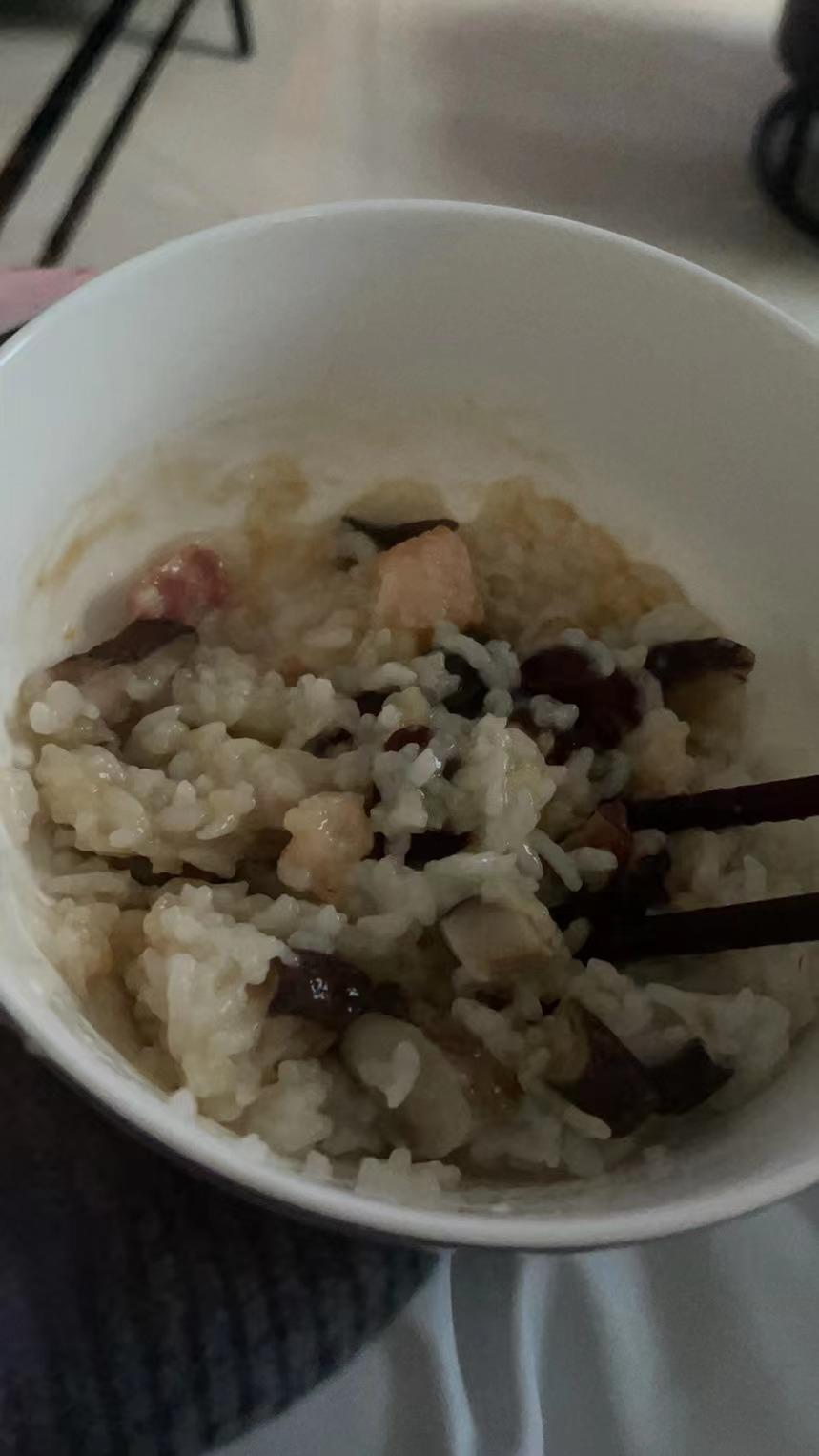 青菜瘦肉粥
