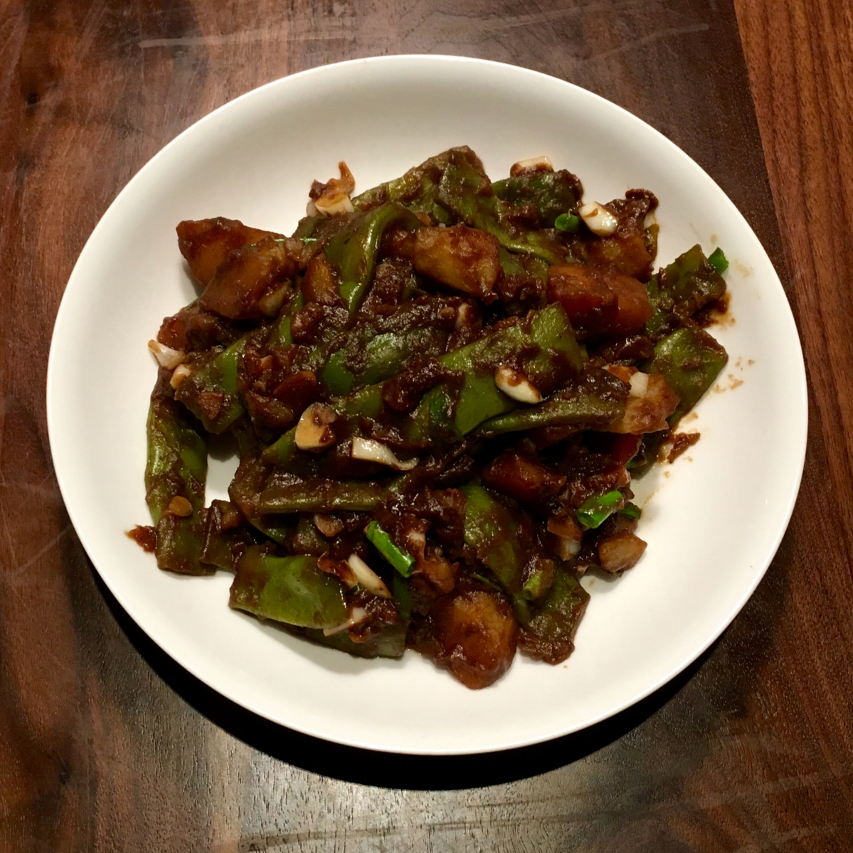 土豆炖豆角