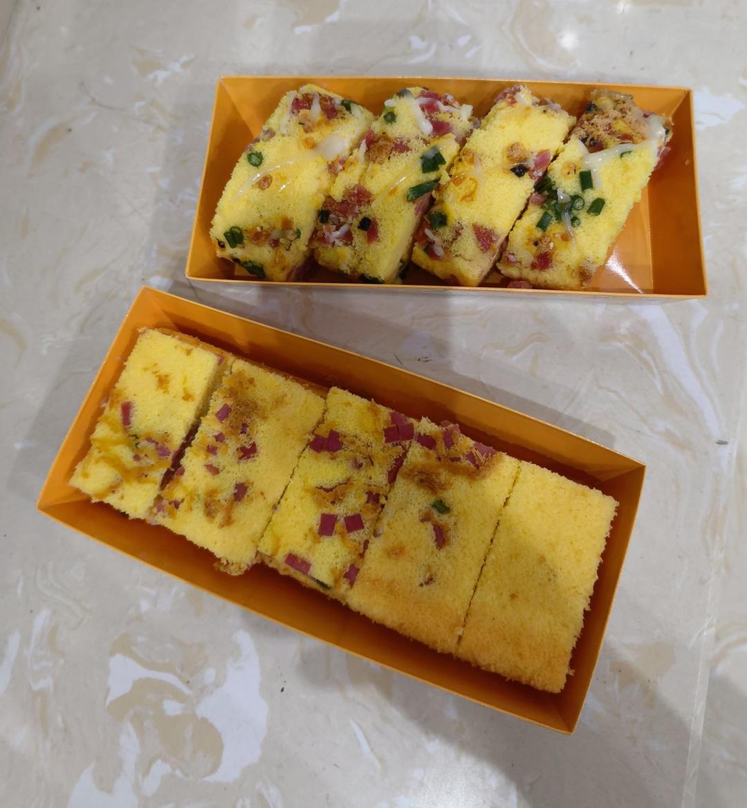 香葱火腿肉松蛋糕