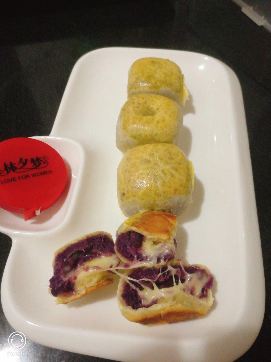 网红紫薯拉丝仙豆糕（加烤箱版）