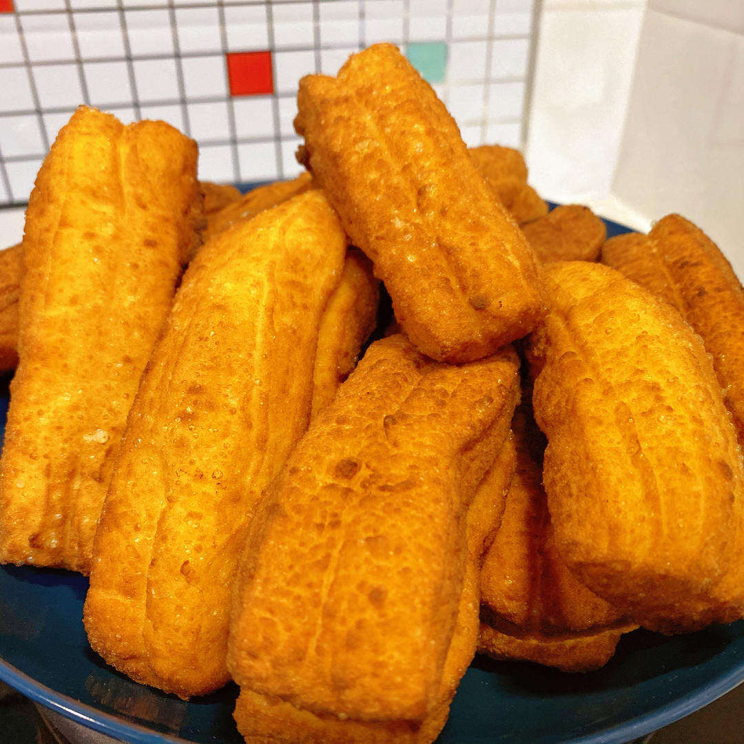快手早餐～自制油条（酵母版，不含泡打粉、膨松剂）