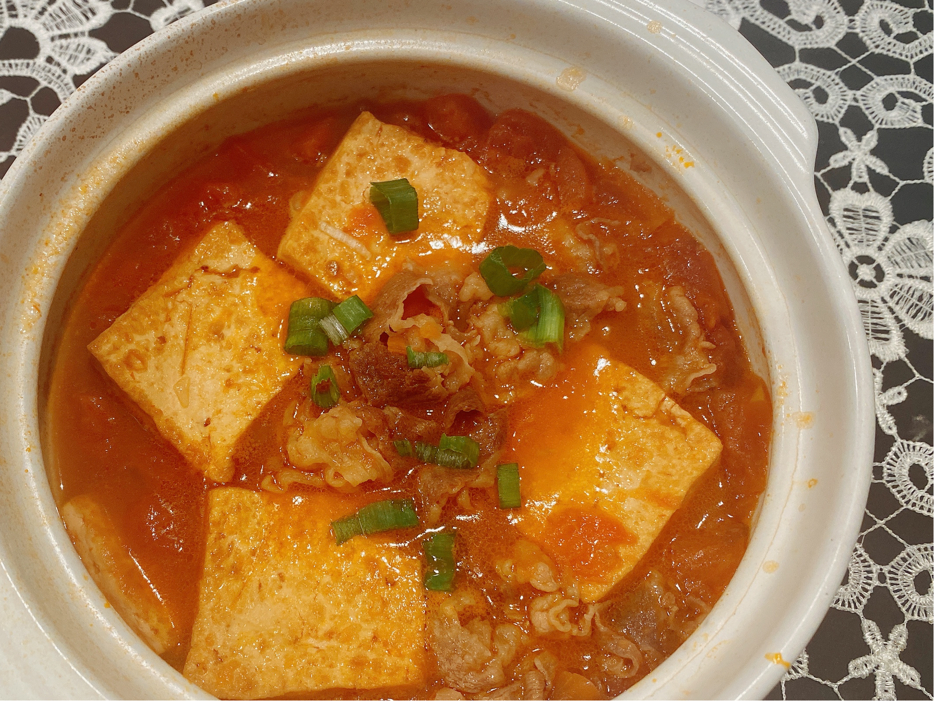 番茄虾滑肥牛响铃卷