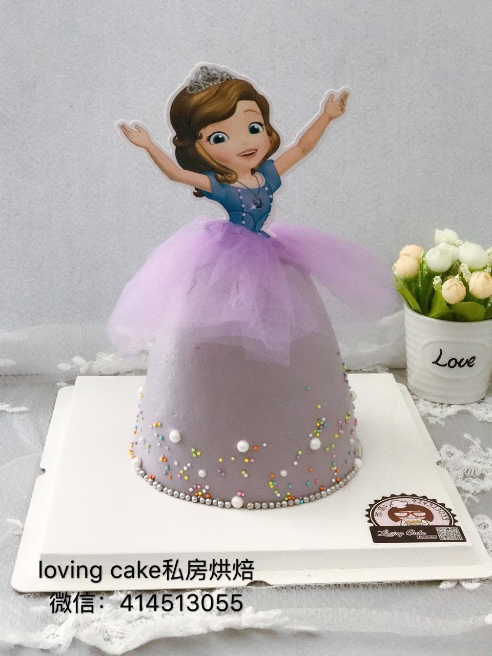 梦幻时尚的芭比蛋糕