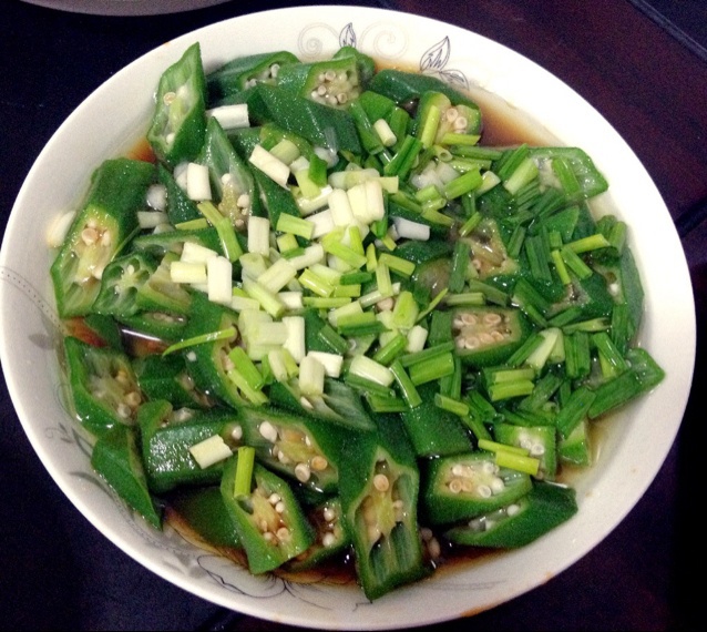葱油秋葵