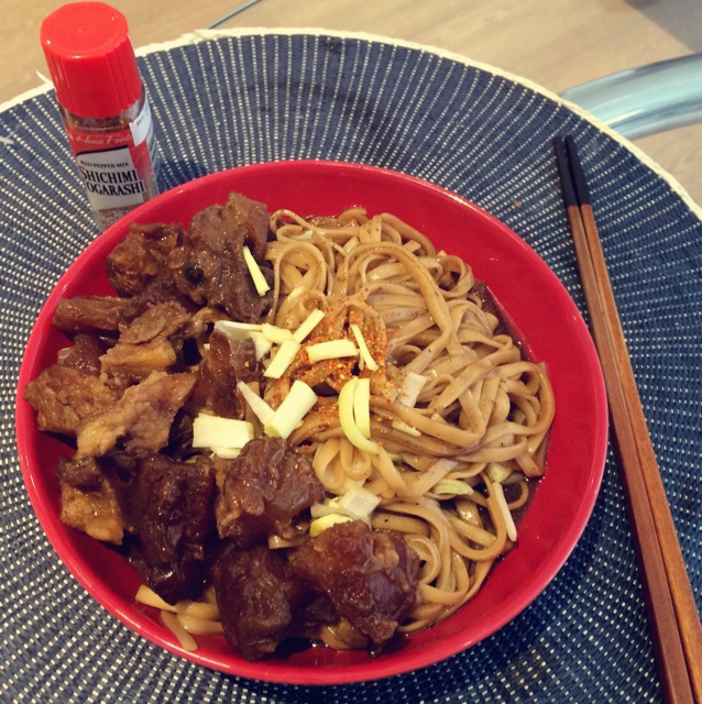 红烧牛筋面