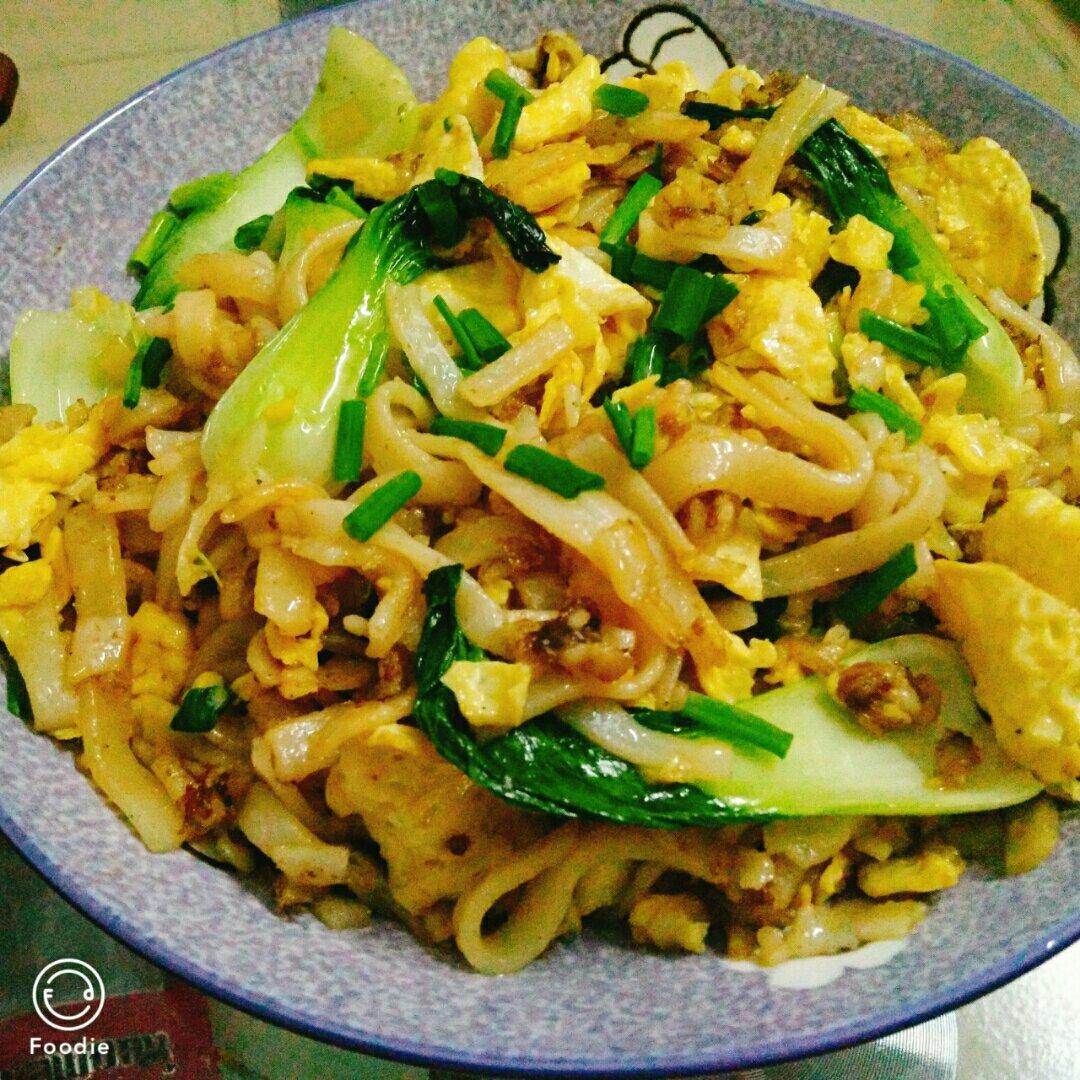 陌上花开做的鸡蛋青菜炒河粉