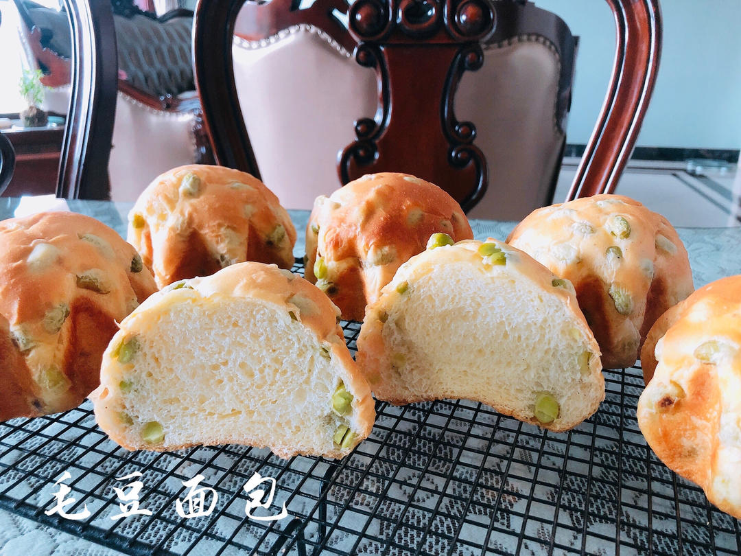毛豆面包