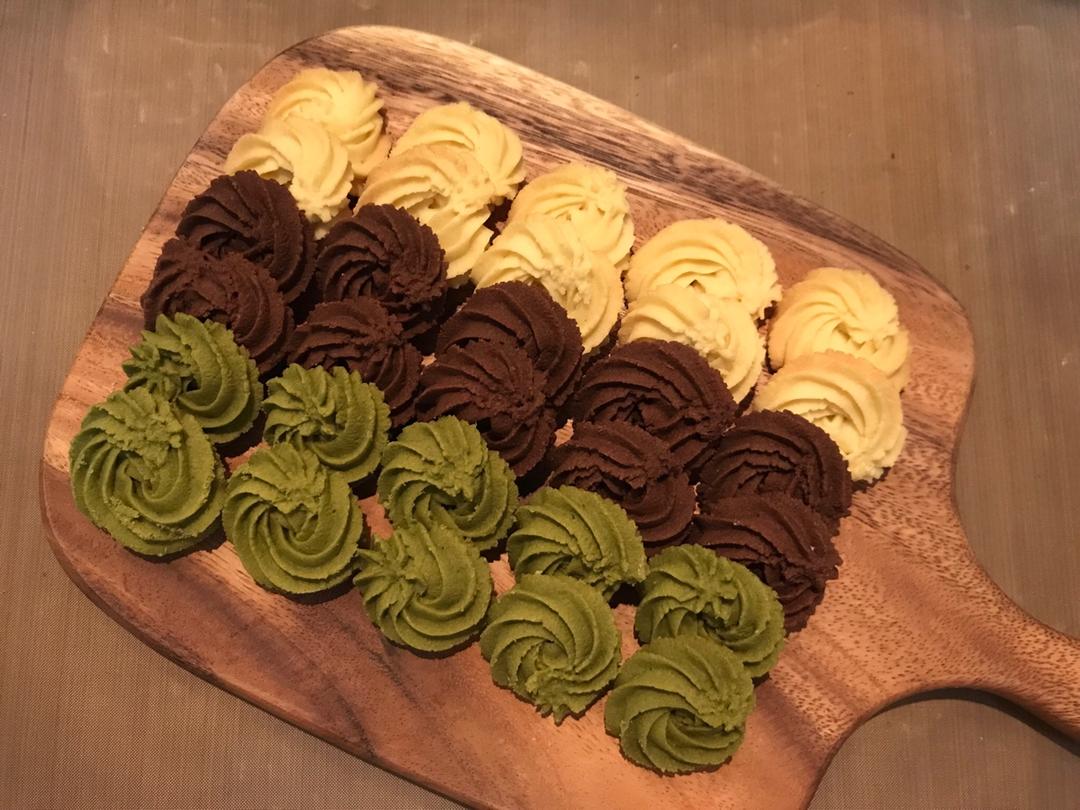 零失败花纹超级立体的黄油曲奇