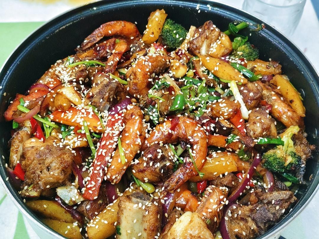香辣干锅虾（下饭菜）
