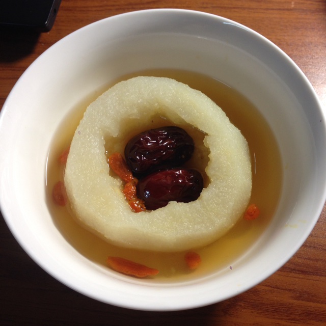 alisa_wu做的冰糖红枣蒸梨