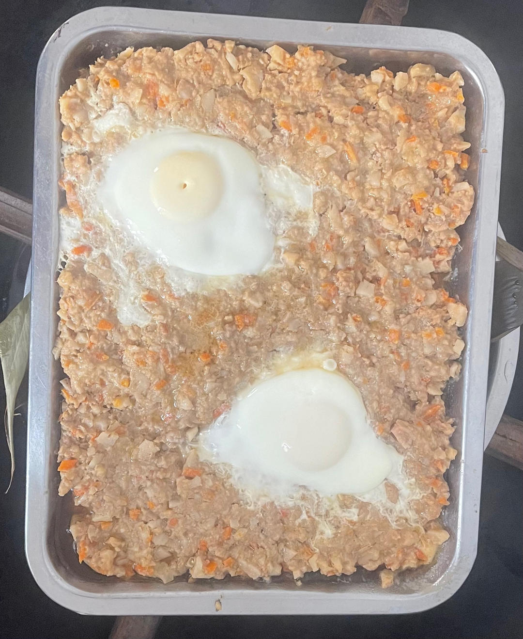 简单又好吃的肉饼蒸蛋
