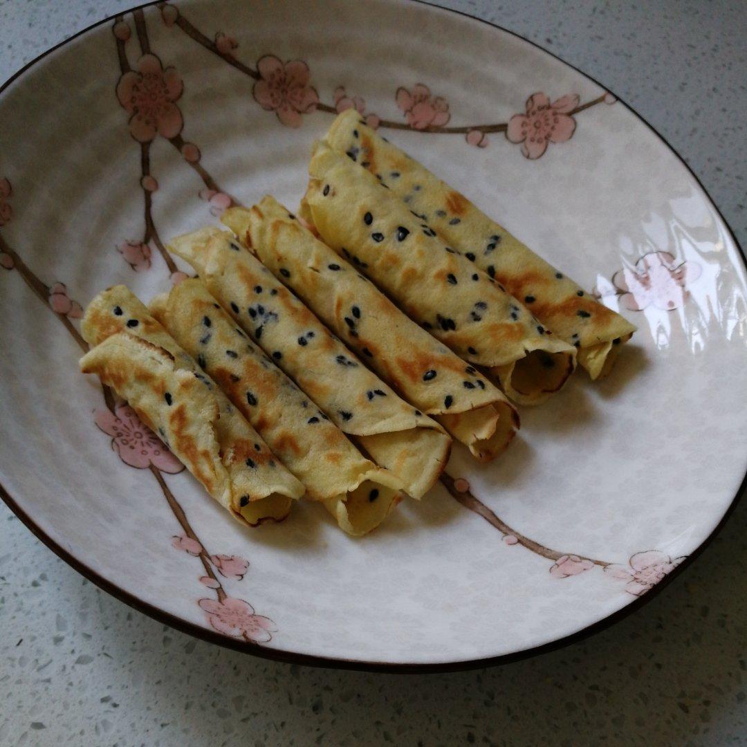 平底锅鸡蛋卷
