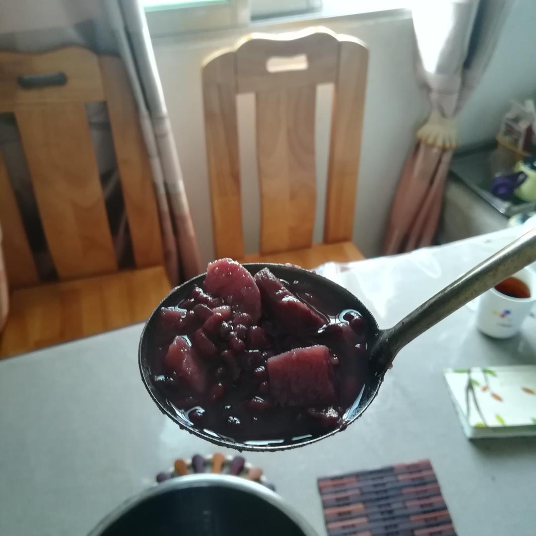 紫薯红豆粥