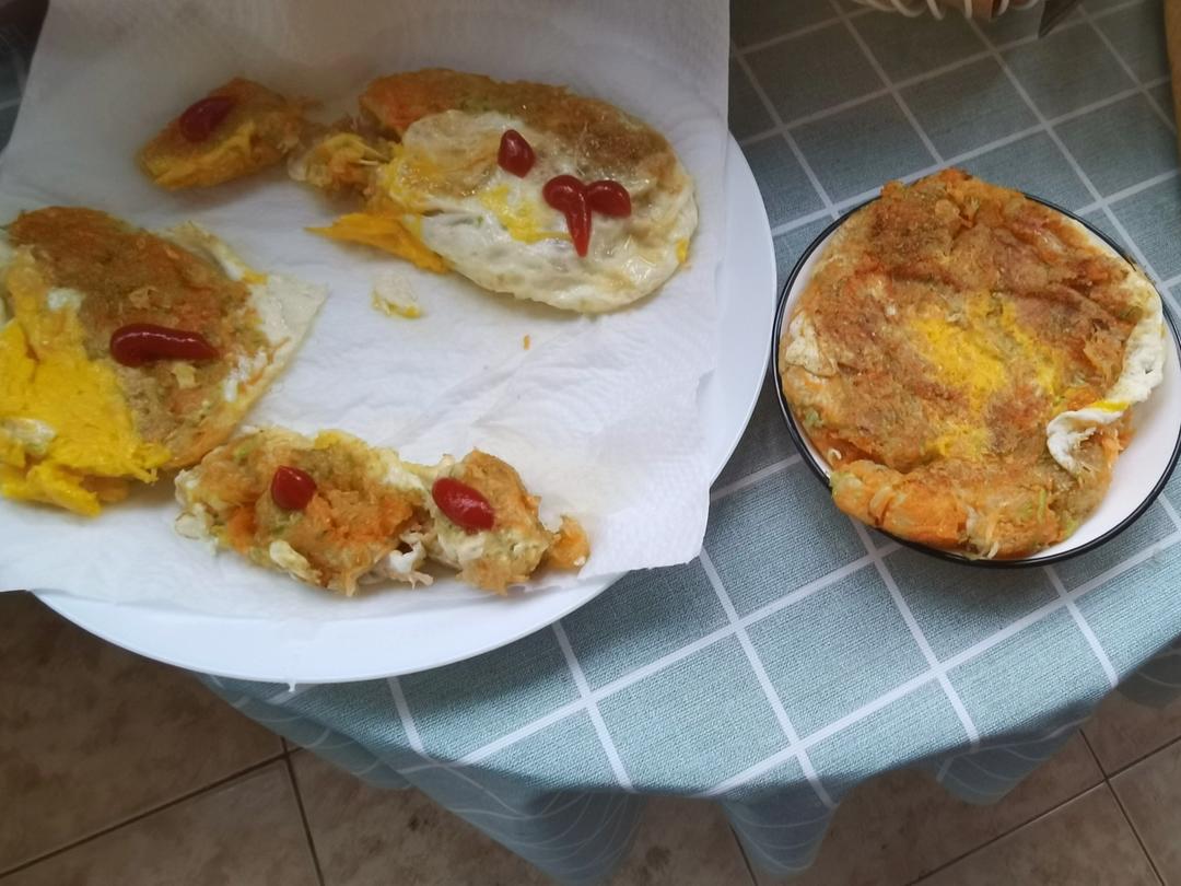 小吃糕点-蔬菜鸡蛋饼