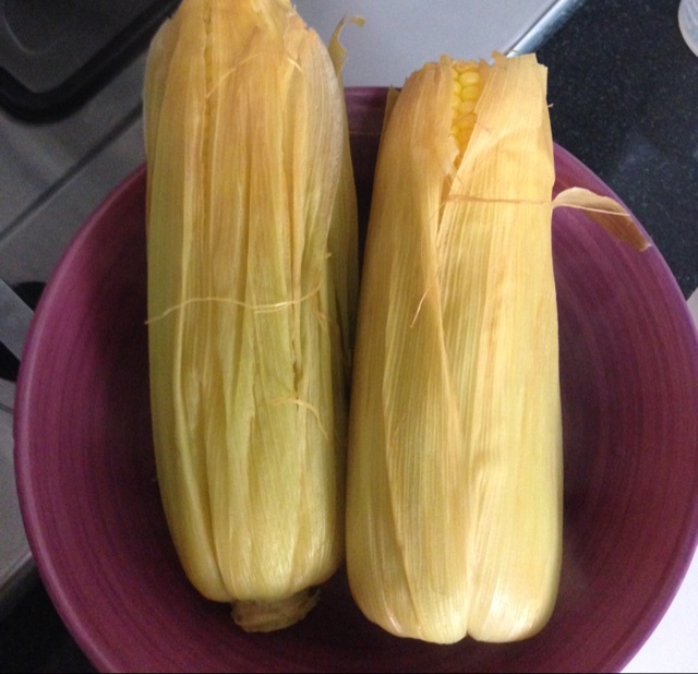清煮甜玉米