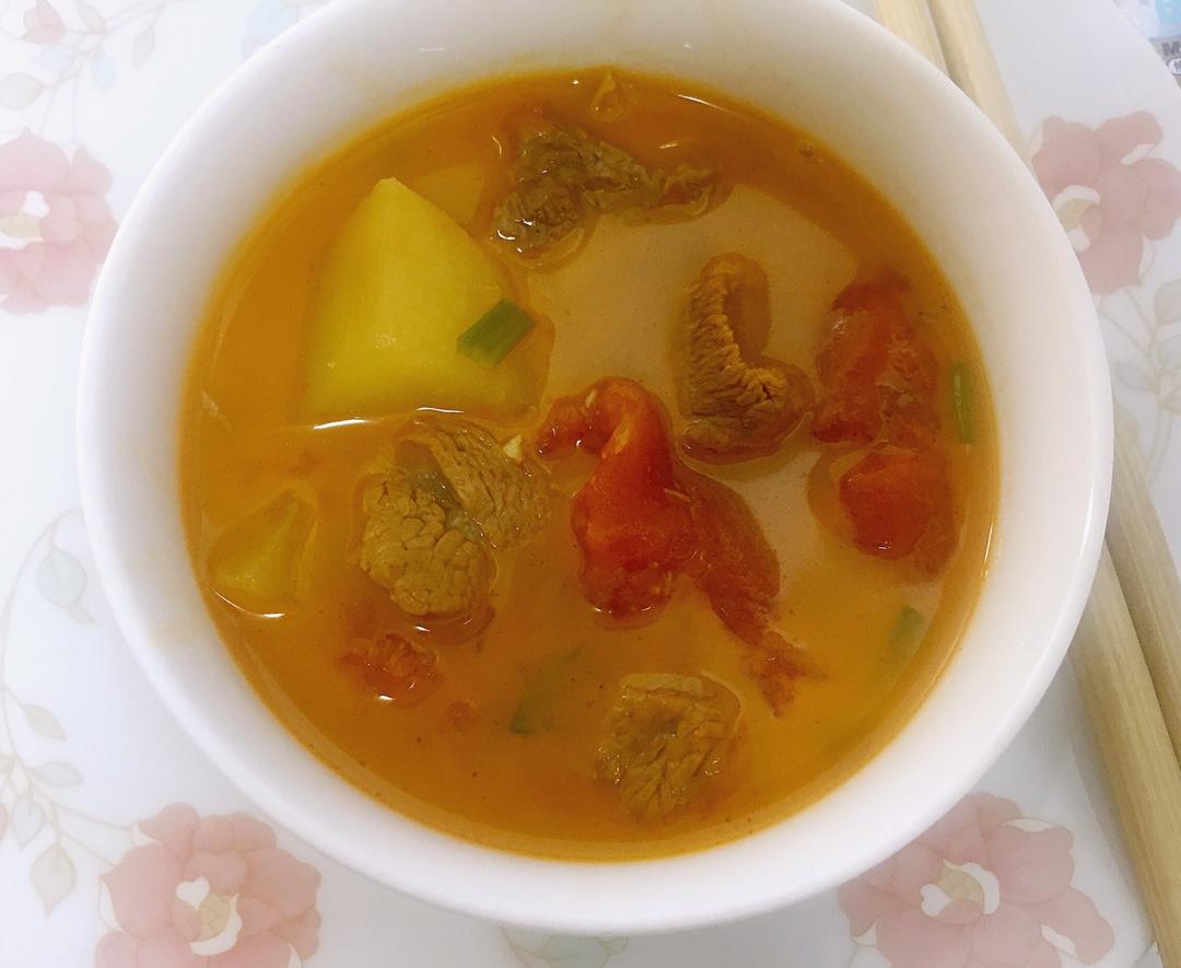 番茄土豆炖牛腩