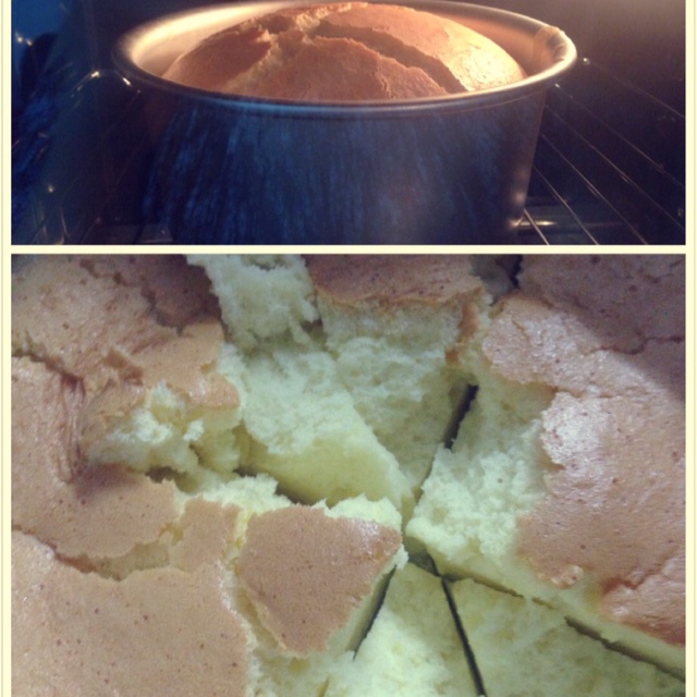 6寸原味戚风蛋糕