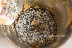 黑芝麻燕麦高纤饼干（无添加，另含植物油减脂配方）的做法 步骤8