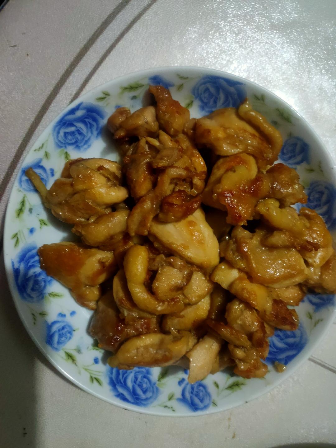 蒜香煎鸡腿肉