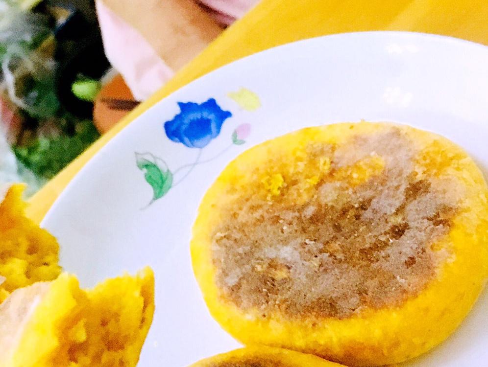 堂妈小厨——发面南瓜饼