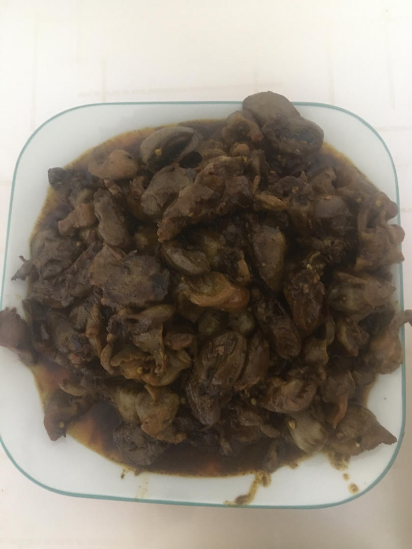 干煸鸡心鸡肝鸡胗